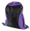 Multi Color Drawstring Backpack w/ Side Zipper Two-Tone Bags | https://www.bestnamebadges.com