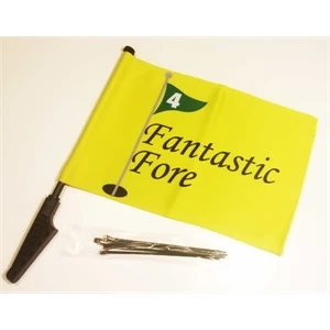 Golf Cart Flags.  Flag Only 12" x 18"