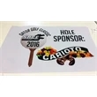 Golf Course Flag, PREMIUM, Double Side Tube Style | https://www.bestnamebadges.com
