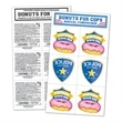 4" x 7" Custom Tear & Share Temporary Tattoo Sheet | https://www.bestnamebadges.com