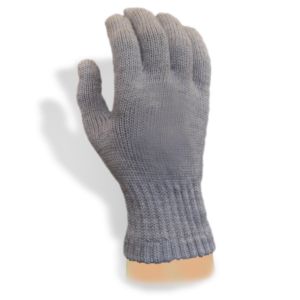 Made in the USA Wool Knit Glove With Direct Embroidery