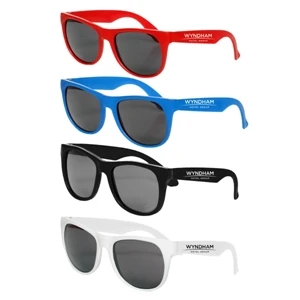 Union Printed, Economy Two Tone Colored  Sunglasses