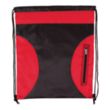 Multi Color Drawstring Backpack w/ Side Zipper Two-Tone Bags | https://www.bestnamebadges.com