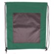 Large Front Pocket Dual Color Drawstring Backpack | https://www.bestnamebadges.com