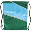 Tri color Front Zipper Drawstring Backpack w/ Headphone Jack | https://www.bestnamebadges.com