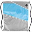 Tri color Front Zipper Drawstring Backpack w/ Headphone Jack | https://www.bestnamebadges.com