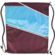 Tri color Front Zipper Drawstring Backpack w/ Headphone Jack | https://www.bestnamebadges.com
