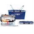 Insulated Foldable Picnic Basket | https://www.bestnamebadges.com