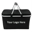 Insulated Foldable Picnic Basket | https://www.bestnamebadges.com