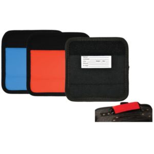 Luggage Handle Wrap w/ Hook & Loop Fasteners | https://www.bestnamebadges.com