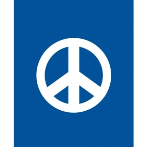 Peace Deluxe Garden Flag | https://www.bestnamebadges.com