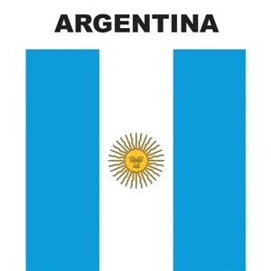 Mini Banner - Argentina | https://www.bestnamebadges.com