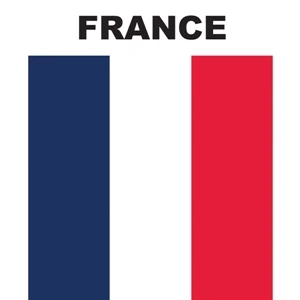 Mini Banner - France | https://www.bestnamebadges.com