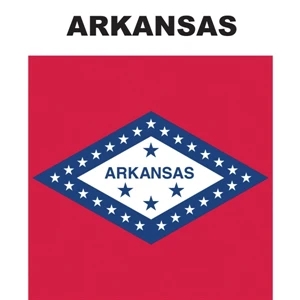 Mini Banner - Arkansas | https://www.bestnamebadges.com