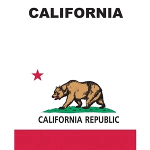 Mini Banner - California | https://www.bestnamebadges.com