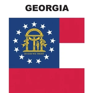 Mini Banner - Georgia | https://www.bestnamebadges.com