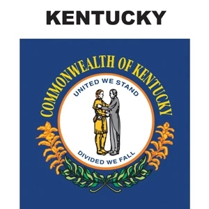 Mini Banner - Kentucky | https://www.bestnamebadges.com