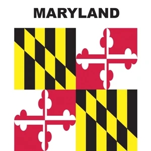 Mini Banner - Maryland | https://www.bestnamebadges.com