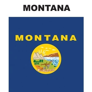 Mini Banner - Montana | https://www.bestnamebadges.com