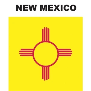 Mini Banner - New Mexico | https://www.bestnamebadges.com