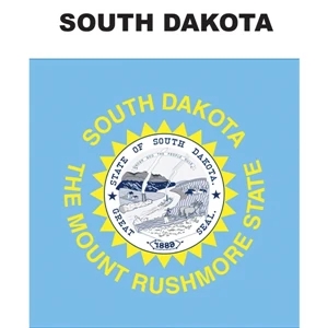 Mini Banner - South Dakota | https://www.bestnamebadges.com