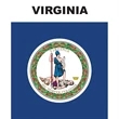 Mini Banner - Virginia | https://www.bestnamebadges.com