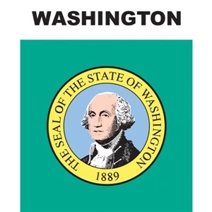 Mini Banner - Washington | https://www.bestnamebadges.com