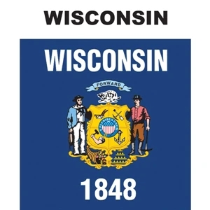 Mini Banner - Wisconsin | https://www.bestnamebadges.com