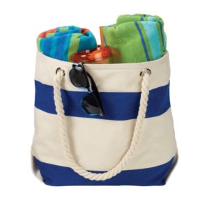 16 oz. Cotton Canvas Nautical Tote with Rope handles