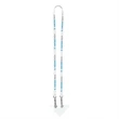 3/4" Width Dual Attachment Super Soft Polyester Multi-Color | https://www.bestnamebadges.com