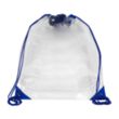 13"Wx16"H - "EVEREST" Tall Clear Drawstring Cinch Pack Backp | https://www.bestnamebadges.com