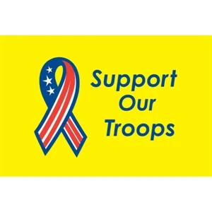 Support Out Troops Stick Flags | https://www.bestnamebadges.com