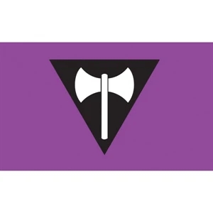 Lesbian Flag | https://www.bestnamebadges.com