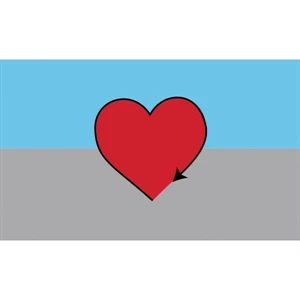 Autosexual Stick Flag | https://www.bestnamebadges.com