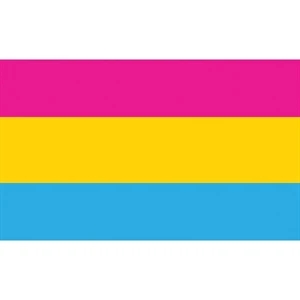 Pansexual Stick Flag | https://www.bestnamebadges.com