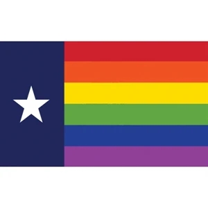 Texas Pride Flag | https://www.bestnamebadges.com
