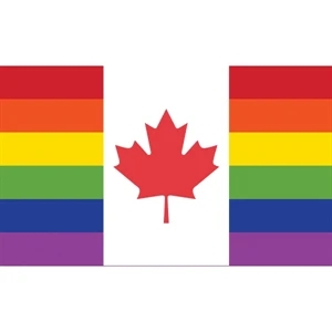 Canada Pride Flag | https://www.bestnamebadges.com