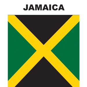 Mini Banner - Jamaica | https://www.bestnamebadges.com