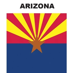 Mini Banner - Arizona | https://www.bestnamebadges.com