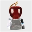 Red Crystal Apple Award | https://www.bestnamebadges.com