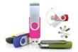 USB Flash Drive with Rotating Swivel Spin | https://www.bestnamebadges.com