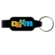 Rectangular Bottle Opener Beverage Wrench Keychain | https://www.bestnamebadges.com