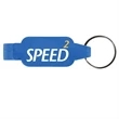 Rectangular Bottle Opener Beverage Wrench Keychain | https://www.bestnamebadges.com