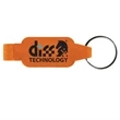 Rectangular Bottle Opener Beverage Wrench Keychain | https://www.bestnamebadges.com