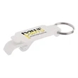 Rectangular Bottle Opener Beverage Wrench Keychain | https://www.bestnamebadges.com