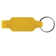 Rectangular Bottle Opener Beverage Wrench Keychain | https://www.bestnamebadges.com