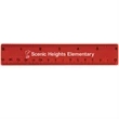 6" Plastic Ruler | https://www.bestnamebadges.com