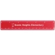 6" Plastic Ruler | https://www.bestnamebadges.com