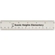 6" Plastic Ruler | https://www.bestnamebadges.com