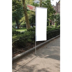 Blank 200D Nylon Deluxe Tower Flags 9' x 28